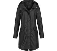 Femmes Imperméable léger et respirant Veste coupe-vent Active extérieure à capuche Trench Coats Long Poncho