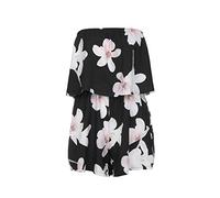 Femmes imprimées Top Holiday Playsuit dames shorts Jumpsuit#M