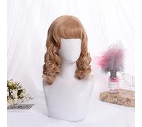 Femmes Lolita perruque Kawaii Cosplay perruque résistant à la chaleur synthétique perruque Halloween carnaval fête Cosplay cheveux perruques or