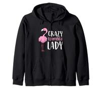 Femmes Love Flamingos Girl Crazy Flamingo Lady Sweat à Capuche