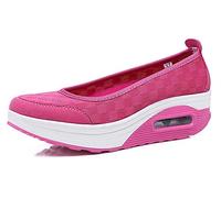 Femmes Mailles Compensées Mocassins Casuel Respirant Loafers Confortables Baskets Plateforme Minceur Chaussures de Marche