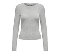 Femmes Manches Longues - Onlriley Cou en Forme O Top,à Longues,Col Rond,Coton S