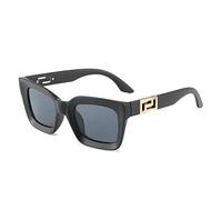 Femmes marque de luxe carré lunettes de soleil dames Vintage surdimensionné lunettes de soleil femme grand cadre Uv400, C1, Chine