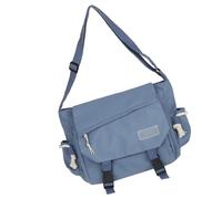 Femmes Men De Coréen En Nylon Crossbody Mode Messagers Couleur Solide Avec École Adolescente Capacité À Capacité