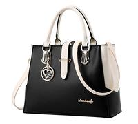 Femmes Mode Filles Solide Chat Frange Épaule Zip Fourre-Tout Sac à Main Sac à Main Élégant Femmes Tote Bag Personnalisé Dames Sac à Main Épaule Holster Sac, Noir , Taille unique