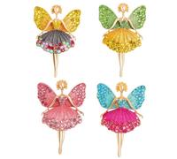 Femmes Multicolor Animal Broche Pins Set Vintage émail cristal strass dames superbe broche animale pour chapeaux colliers sacs Prom Bridal