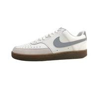 Femmes Nike Baskets basses NIKE COURT VISION LOW Textile Lacets Plat - white/grey/beige 100 41
