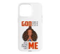 Femmes Noires Dieu, Moi, Prie, Prie-Moi, prière de Sista, Femmes, Filles Coque pour iPhone 15 Pro Max