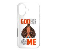 Femmes Noires Dieu, Moi, Prie, Prie-Moi, prière de Sista, Femmes, Filles Coque pour iPhone 17