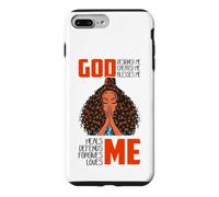 Femmes Noires Dieu, Moi, Prie, Prie-Moi, prière de Sista, Femmes, Filles Coque pour iPhone 7 Plus/8 Plus