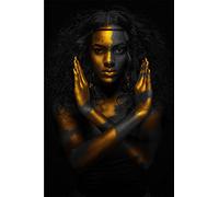 Femmes Noires dorées - Puzzle en Bois 1000 pièces - Idées Cadeaux créatives pour Adolescents et Adultes
