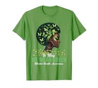 Femmes noires en mai, nous portons une sensibilisation à la santé mentale verte T-Shirt