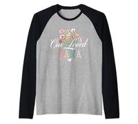 Femmes One Loved Mama Cute Floral for Moms Mother's Day Manche Raglan