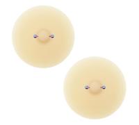 Femmes Pastés Cache-tétons Avec Douleurs de Bijoux Pénétrantes Colle de Lingerie Housses de Poitrine Soutien-Gorge Adhésif Accessoire Intimates Pâtes Pour Femmes Avec Crampons Strass, Couleur de la