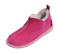 Femmes Peau de Mouton Chaussons Cinderella Chaussures avec Laine Véritable