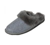 Femmes Peau de Mouton Chaussons Malibu Paillettes Chaussons Pantoufles Mérinos
