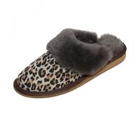 Femmes Peau de Mouton Chaussons Safari Pantoufles Chaussures avec Laine Réel