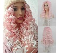 Femmes Perruque for femme, petites boucles, longues, extensions de cheveux, lâches, naturels Aspect naturel(F)
