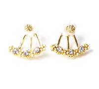 Femmes Petites fleurs de marguerite Boucles d'oreilles serre-tête Accessoires anti-allergiques Dorés Écologiques et pratiques