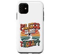 Femmes Pilates is My Therapy Yoga Workout Fitness Lover Coque pour iPhone 11