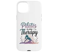 Femmes Pilates is My Therapy Yoga Workout Fitness Lover Coque pour iPhone 15 Plus