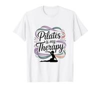 Femmes Pilates is My Therapy Yoga Workout Fitness Lover T-Shirt