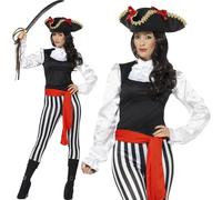 Femmes Pirate des Caraïbes Costume Déguisement Par Smiffys
