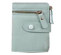 Femmes Portefeuille Simple Bi Portefeuille Pliant Cuir PU Portefeuille Fin Court Portefeuille Petites Poches Porte-cartes Portefeuille Compact Femmes Court, vert, Beauté de masse