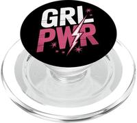 Femmes Power GRL PWR Motivation Force Féministe Power Girl PopSockets PopGrip pour MagSafe