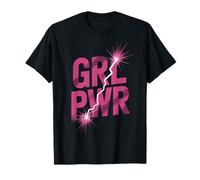 Femmes Power GRL PWR Motivation Force Féministe Power Girl T-Shirt