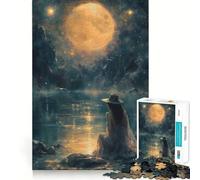 Femmes près d'une rivière Puzzle Adulte 1000 pièces Jeu de Stimulation Cognitive,Assemblage précis,sans espaces,activité apaisante pour la Pause mentale (50x75cm)