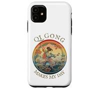 Femmes Qi Gong, Dessin rétro Historique Vintage, Harmony Coque pour iPhone 11