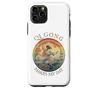 Femmes Qi Gong, Dessin rétro Historique Vintage, Harmony Coque pour iPhone 11 Pro