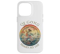 Femmes Qi Gong, Dessin rétro Historique Vintage, Harmony Coque pour iPhone 14 Pro Max