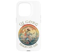 Femmes Qi Gong, Dessin rétro Historique Vintage, Harmony Coque pour iPhone 15 Pro