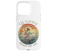 Femmes Qi Gong, Dessin rétro Historique Vintage, Harmony Coque pour iPhone 15 Pro Max