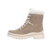 Femmes Remonte Bottes à lacets Peau de mouton Lacets Talon bloc - camel/offwhite 20 42
