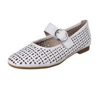 Femmes Remonte Cuir Crochet Et Boucle Mary Jane Style Chaussures - D0K16