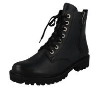 Femmes Remonte Fermeture Éclair & à Lacets Décontracté Bottines - D8671