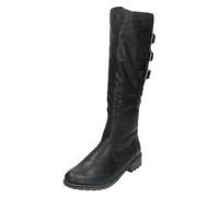 Remonte Femme R3370 Bottes Hautes, Noir Asphalt 01, 37 EU