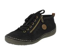 Femmes Rieker Anti Stress Décontracté Chaussures à Lacets avec Côté Zip - 52514