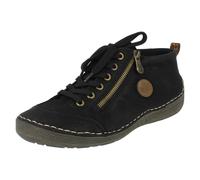 Femmes Rieker Anti Stress Décontracté Chaussures à Lacets avec Côté Zip, 52514