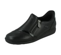 Femmes Rieker Cuir Extra Large Prêt À Go Talons Eau Résistant Chaussures: 47264