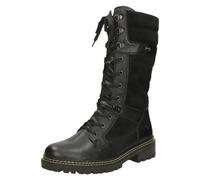 Femmes Rieker D0B76 Style Motard Dentelle Et Bottes Fermeture Éclair