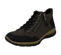 Femmes Rieker Décontracté Dentelle Et Fermeture Éclair Bottines - N3244
