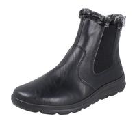 Femmes Rieker Doublé Chaud Météo Résistant Support Voûte Bottes Chelsea - Z0061