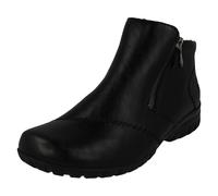 Femmes Rieker Double Fermeture Éclair Polaire Doublé Bottines - L4663