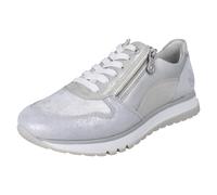 Femmes Rieker Extra Large Décontracté Détaillé Baskets avec Côté Éclair - 49003