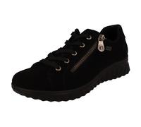 Femmes Rieker-Tex 59000 Eau Résistant Décontracté Daim Zip & Chaussures à Lacets