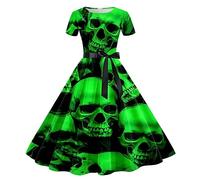 Femmes Robes MéDiéVale Costume médiéval de la Renaissance Robe légante Vintage Viking Automne Hiver Gothique Taille Haute Soiree Dentelle Maxi Halloween fête